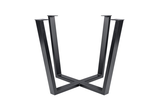 NOGA DO STOLIKA X ROZWARTY 40cm 40x20 LOFT