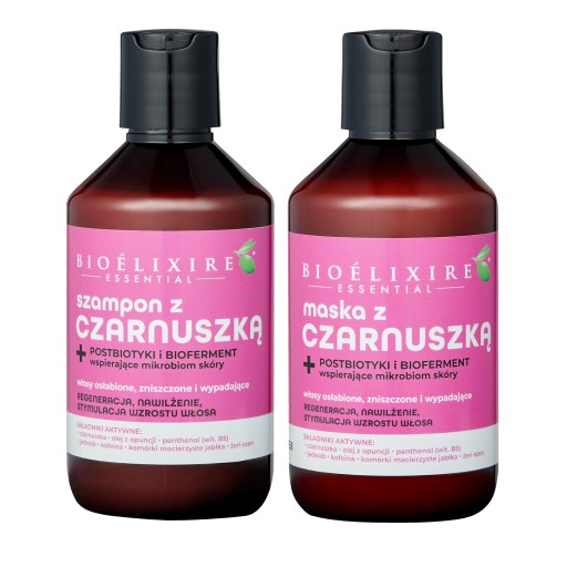 Bioelixire Czarnuszka Zestaw Szampon + Maska 2x300ml