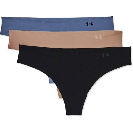 UNDER ARMOUR FIGI DAMSKIE THONG STRINGI 3Pack S