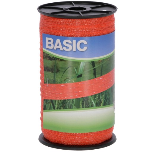 Taśma BASIC 10 mm dla koni PASTUCH pomarańczowa