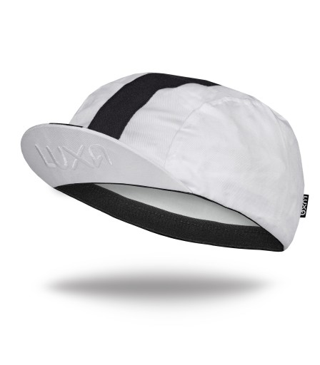 Czapeczka Kolarska Rowerowa Classic Stripe White