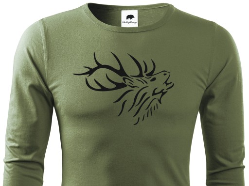 Longsleeve Podkoszulek myśliwski – duży Byk