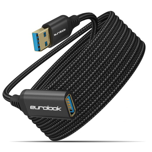 Kabel Przewód Przedłużka USB 3.0 3m 5Gb/s Oplot