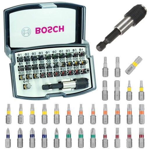 32-częściowy zestaw końcówek wkręcających BOSCH