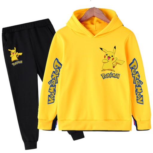 Dres Pikachu Pokemony bluza spodnie