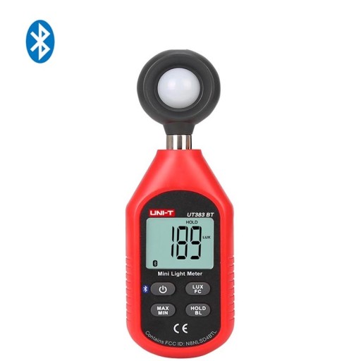 Luksomierz Luxometr oświetlenia UT383bt bluetooth
