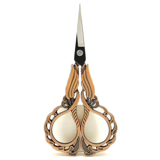 Retro Sewing Needlework Scissors Stainless Steel Yarn Shears Cutting Househ