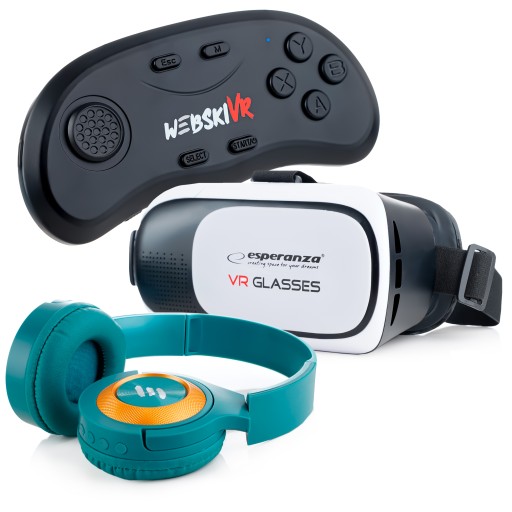 WIRTUALNA RZECZYWISTOŚĆ GOGLE 3D OKULARY VR 360