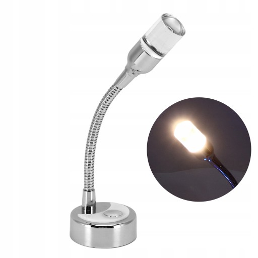 LAMPKA KINKIET 12V LED LAMPA OBROTOWA RV