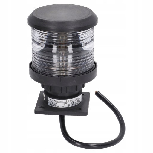 LAMPA NAWIGACYJNA JACHTOWA IP56 CZARNY 225° 25W