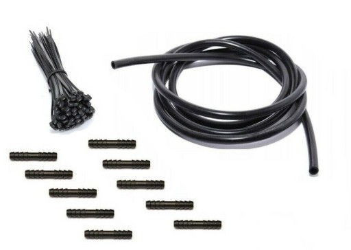 ZESTAW UNIWERSALNY WĄŻ 4 MM TRÓJNIK ŁĄCZNIK TRYTKI