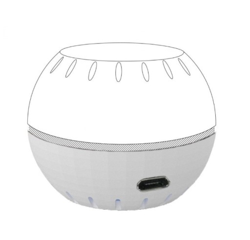 Shelly H&T adapter USB biały