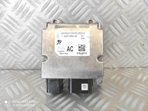 FORD TRANSIT MK8 SENSOR MODUŁ STEROWNIK PODUSZEK AIRBAG GK3T14B321AC