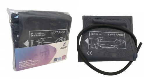 MANKIET NARAMIENNY JEDNOWĘŻYKOWY DO CIŚNIENIOMIERZA M/L 22-42cm DEPAN