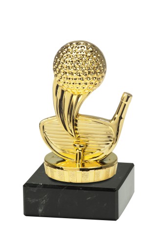statuetka GOLF, nagroda z tabliczką