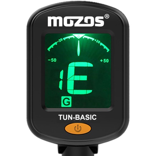 MOZOS TUNER BASIC STROIK DO INSTRUMENTÓW STRUNOWYCH USTAWIANIA GITARY