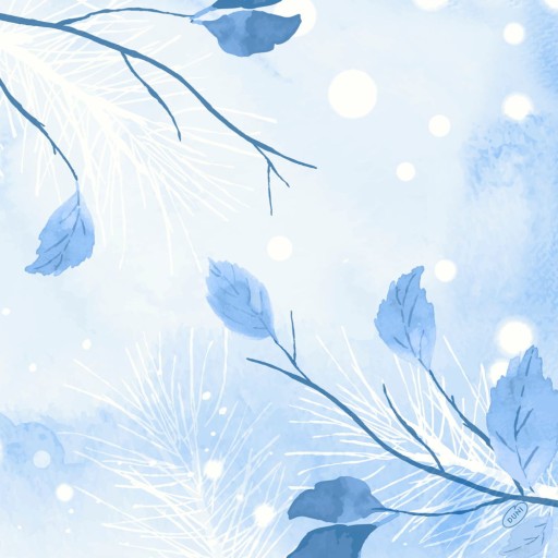 SERWETKI FLIZELINOWE DUNI 40x40 Frosted Winter Zimowe 60 szt.
