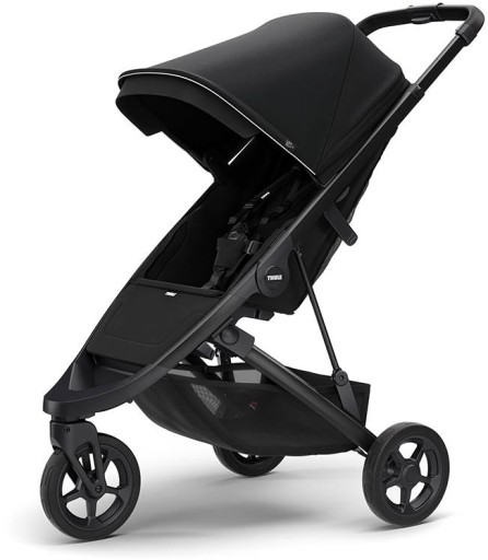 Thule Spring wózek spacerowy Black z daszkiem Canopy