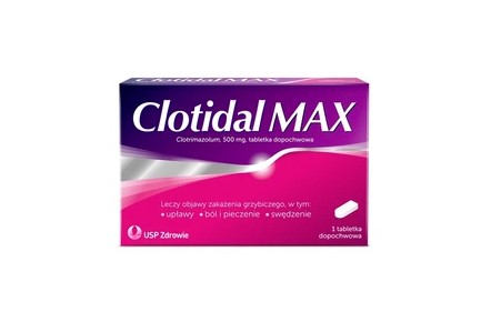 CLOTIDAL MAX 500MG 1TABLETKA DOPOCHWOWA