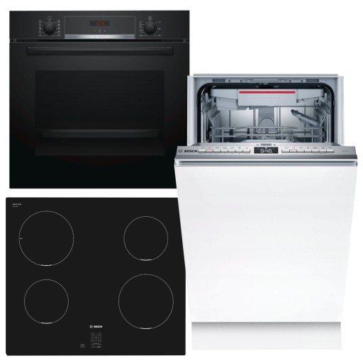 Zestaw Bosch HBA534EB0 + PUG 611AA5E + SPV4XMX28E