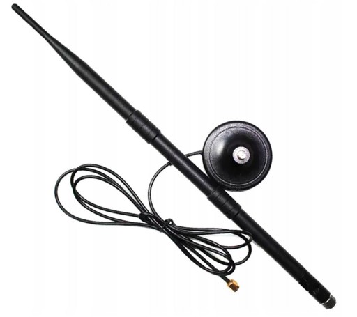 ANTENA DO ZESTAWÓW DVS WIFI RP-SMA 12DBI 41 CM + KABEL 3M
