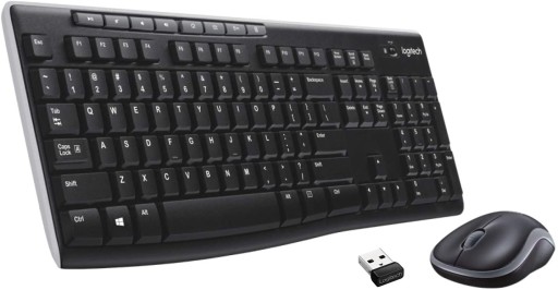 ZESTAW KLAWIATURA MYSZ BEZPRZEWODOWA LOGITECH MK270 UKŁ NIEMIECKI