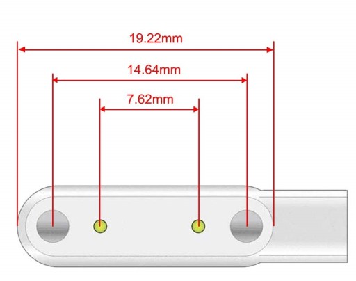 KABEL USB ŁADOWARKA MAGNETYCZNA SMARTWATCH IP67