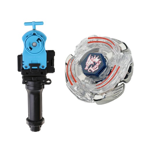Beyblade 4D System Metal Fusion BB43 z wyrzutnią i uchwytem wyrzutni