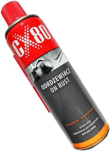 CX80 ON RUST ODRDZEWIACZ 500ML DO ZARDZEWIAŁYCH ŚRUB