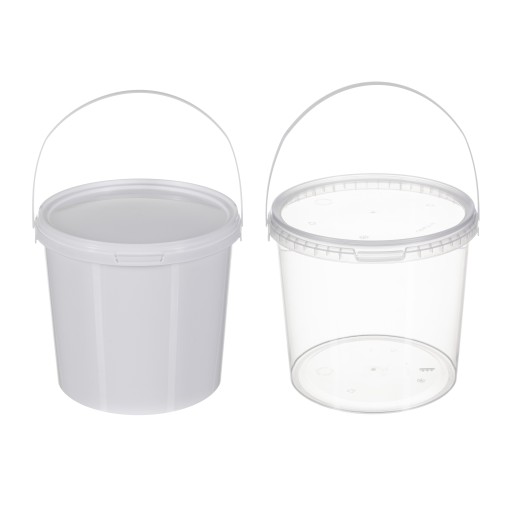 WIADRO WIADERKO PLASTIKOWE 2L Z ATESTEM SPOŻYWCZYM