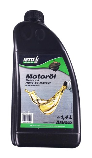 Olej do kosiarki spalinowej traktorka MTD 1,4l SAE30 KAŻDA KOSIARKA dobry