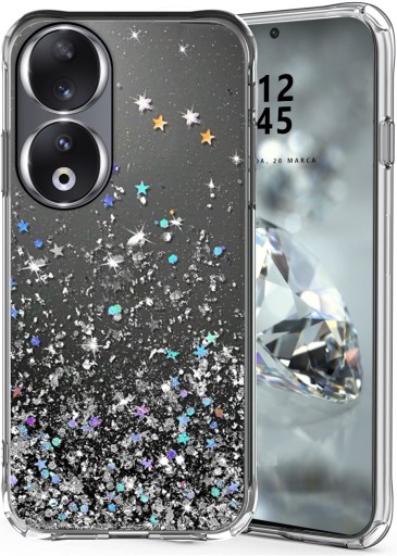 ETUI GLITTER DO HONOR 90 5G SHINING COLOR BROKAT CASE