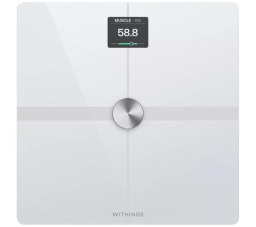 Waga łazienkowa elektroniczna Withings Body Smart do 200 kg Bluetooth Biała