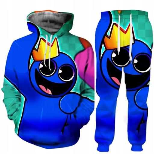DRES MINECRAFT BLUZA SPODNIE ŚWIECĄCY W CIEMNOŚCI