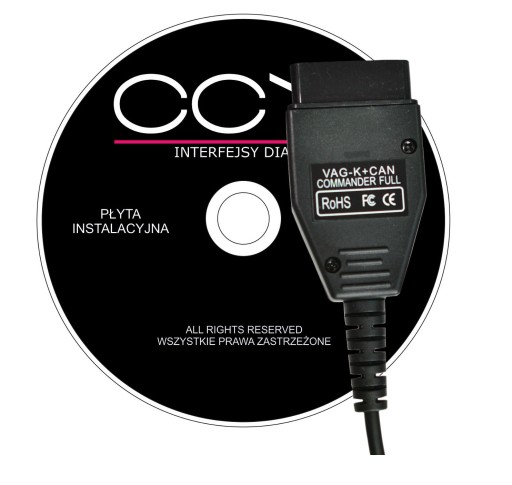 Interfejs OBD2 VAG Commander 1.4 K+CAN DO VW AUDI