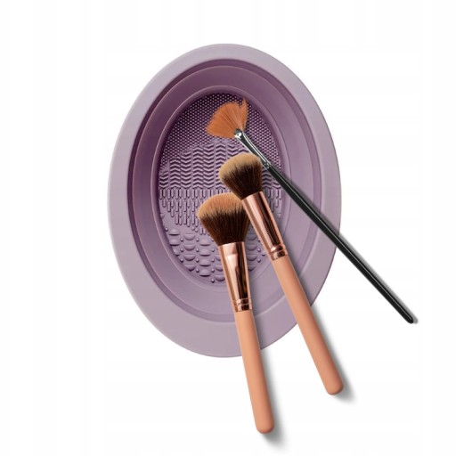 Mata do czyszczenia pędzli rozkładana makeup