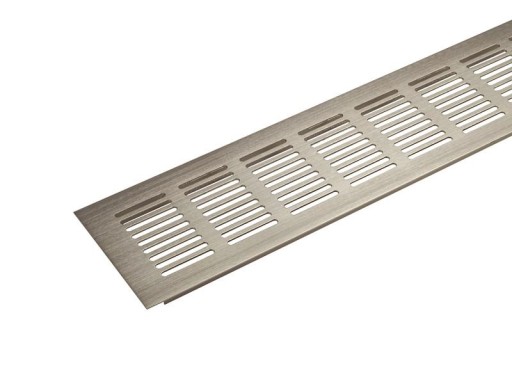 KRATKA WENTYLACYJNA MEBLOWA 250x80 INOX STAL NIERD
