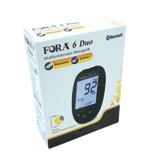 FORA 6 Duo Multi-parametrowy ketometr system monitorowania ciśnienia krwi