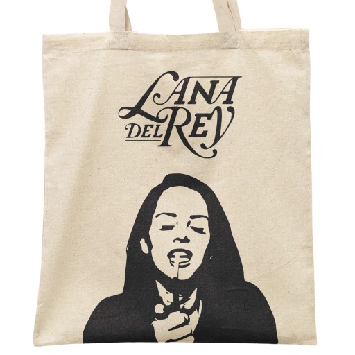Torba bawełniana na zakupy 42x38 Lana Del Rey