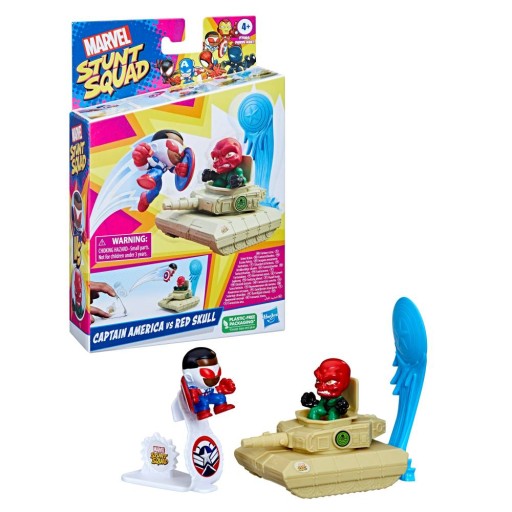 MARVEL STUNT SQUAD Kapitan Ameryka vs Red Skull