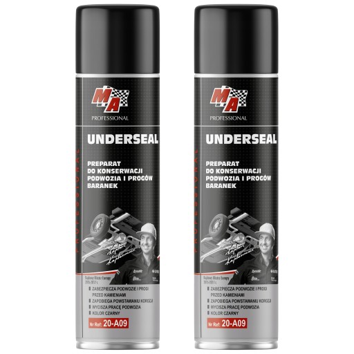 Farba do konserwacji podwozia baranek 1,2L MA PROFESSIONAL