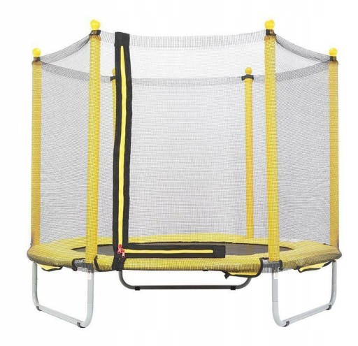 TRAMPOLINA Ogrodowa Domowa Mała REKREACYJNA DLA DZIECI 152 JUSTFUN