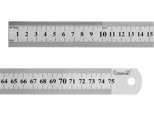 PRZYMIAR LINIOWY 750 mm LINIJKA STALOWA