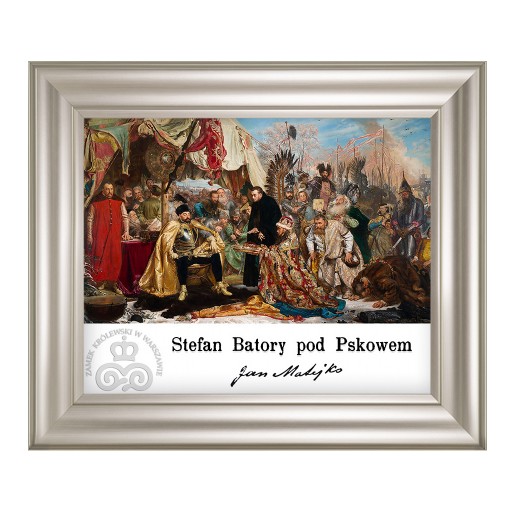 Obraz z ramą Jan Matejko Stefan Batory pod Pskowem