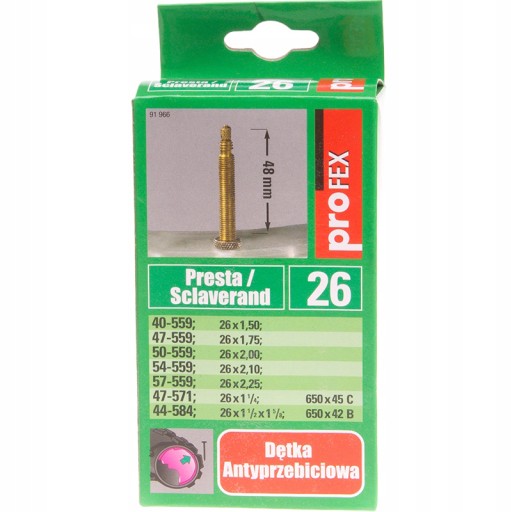 DĘTKA BEZAWARYJNA SCLAVERAND 26″ X 1,5 - 2,125