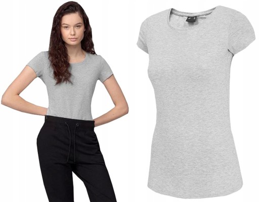 4F KOSZULKA DAMSKA T-SHIRT BLUZKA BAWEŁNIANA r.XL