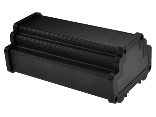 OBUDOWA na szynę DIN aluminium 166,7mm 98,3mm 69mm