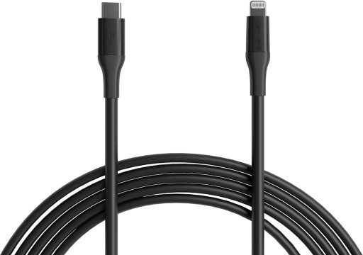 USB-C - Lightning Kabel do Iphone Ipad Ipod czarny 3m
