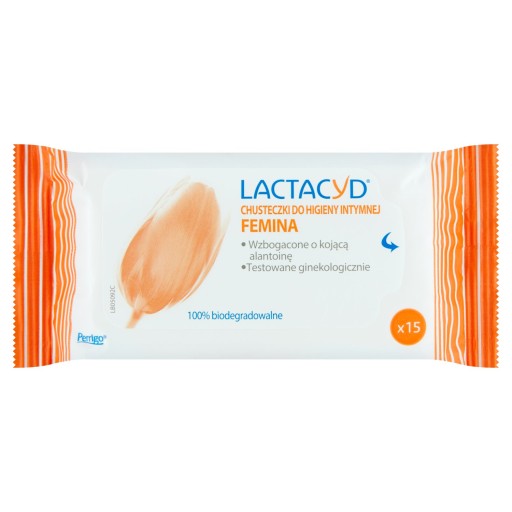 LACTACYD FEMINA CHUSTECZKI DO HIGIENY INTYMNEJ 15