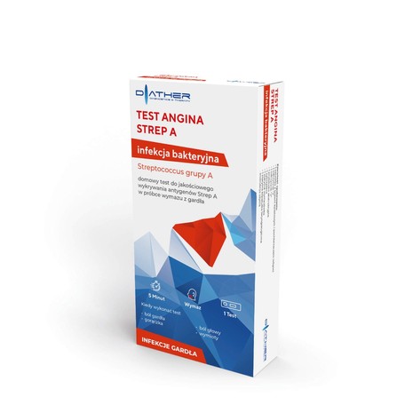 Diather Test Angina Streptococcus A 1 szt.